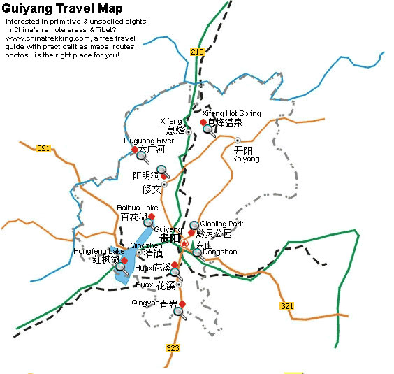 Guiyang Travel Map