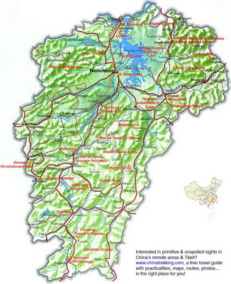 Jiangxi Travel Map
