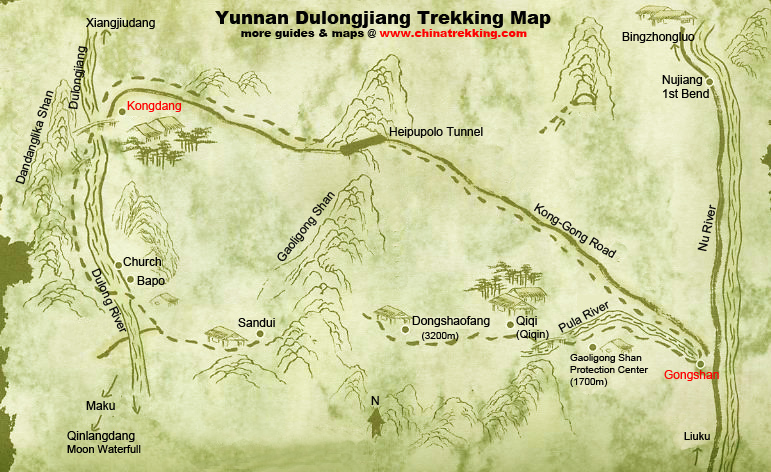 Dulongjiang Trekking Route,Gongshan,Yunnan